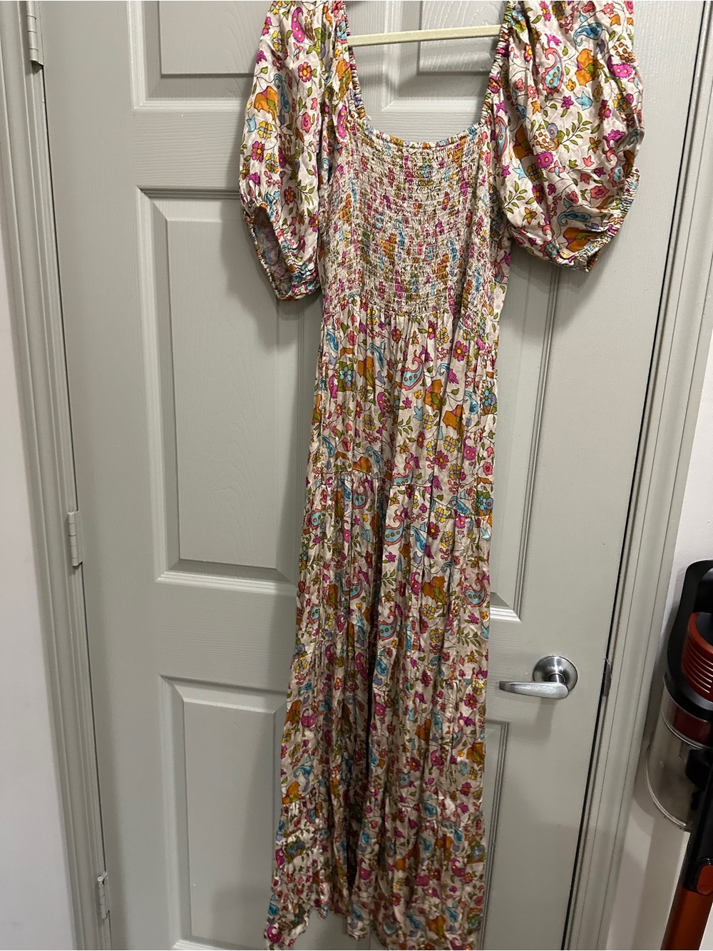 Natural Life Floral Button Down Maxi Dress - Picture 4 of 7